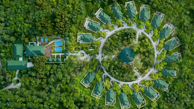 Resort Siyam World từ trên cao