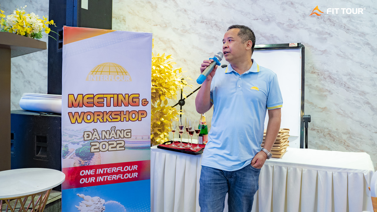 Phát biểu buổi gặp mặt công ty Interflour ở Đà Nẵng 2022