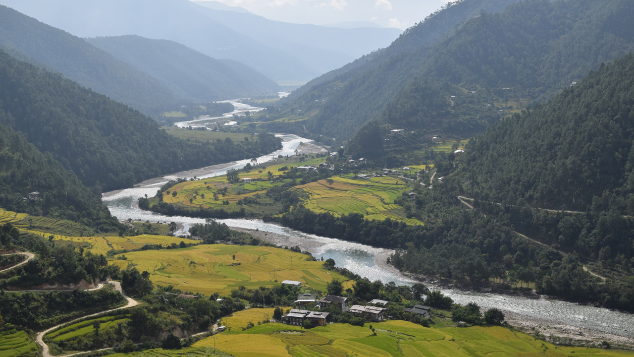 Những con sông đẹp ở Bhutan