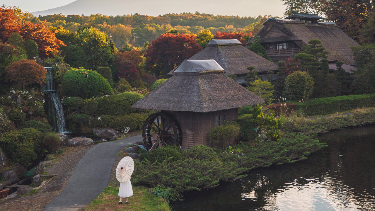 Làng cổ Oshino Hakkai