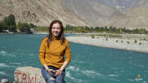 Du khách Việt check in sông Gilgit ở Pakistan