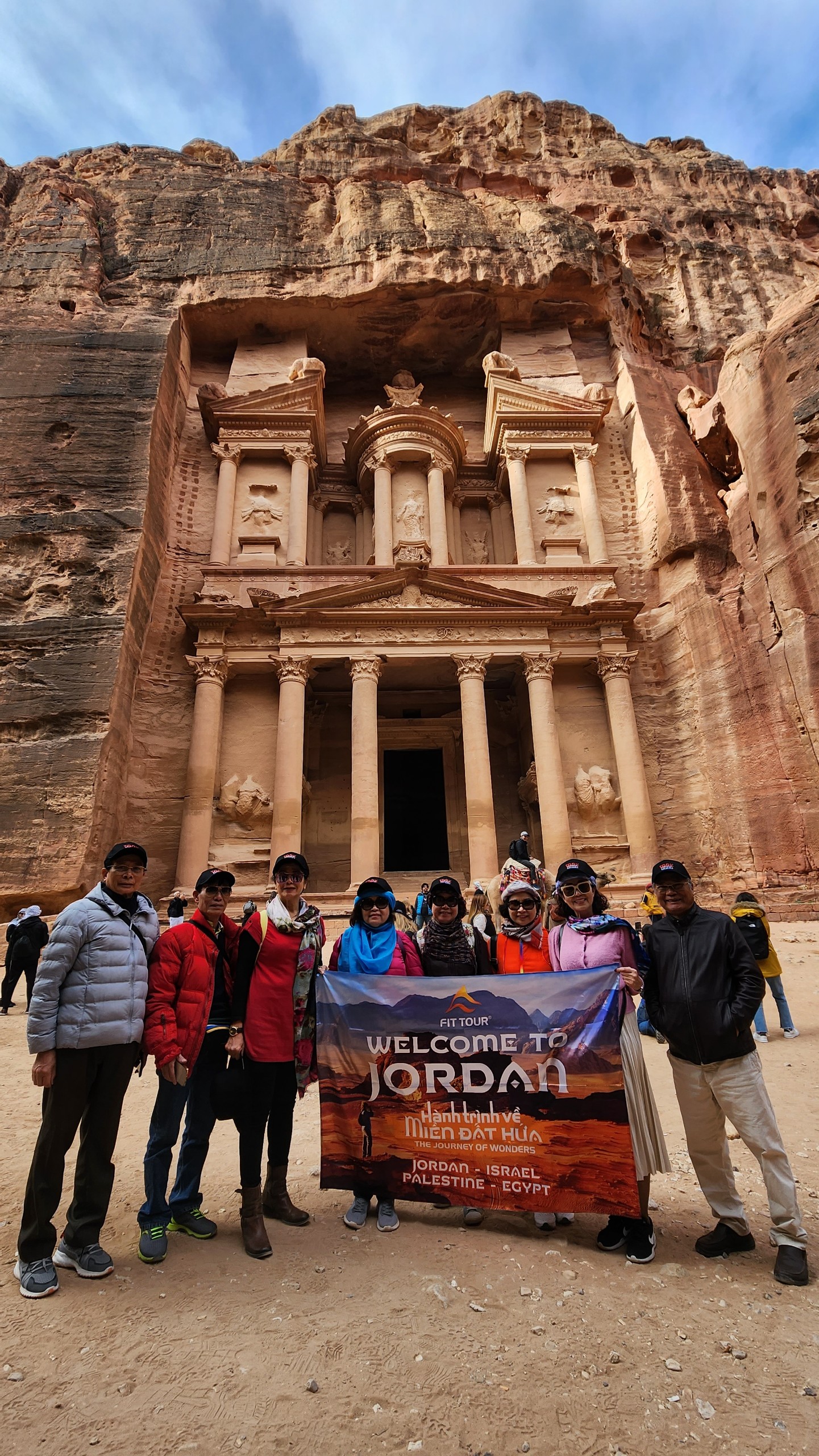Thánh địa Petra - Đoàn khách Fit Tour