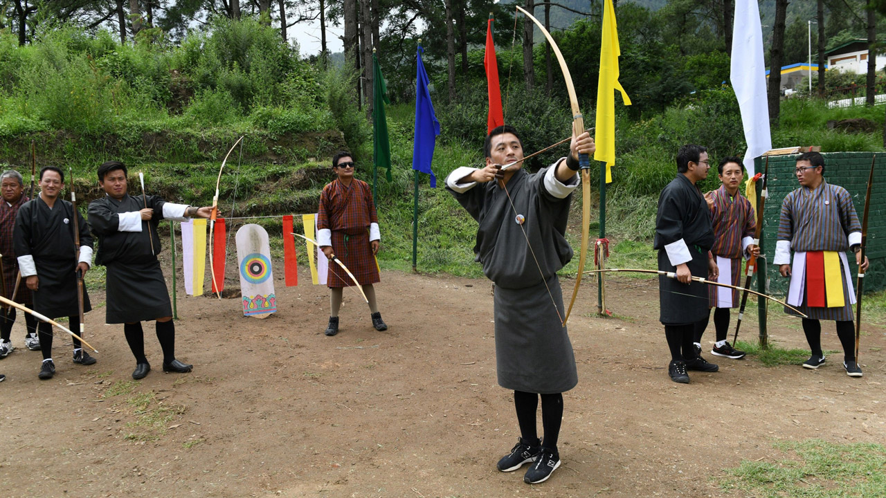 Trải nghiệm bắn cung ở Bhutan