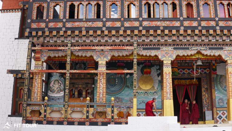 Kiến trúc một điện thờ tu viện Tashilhunpo Bhutan