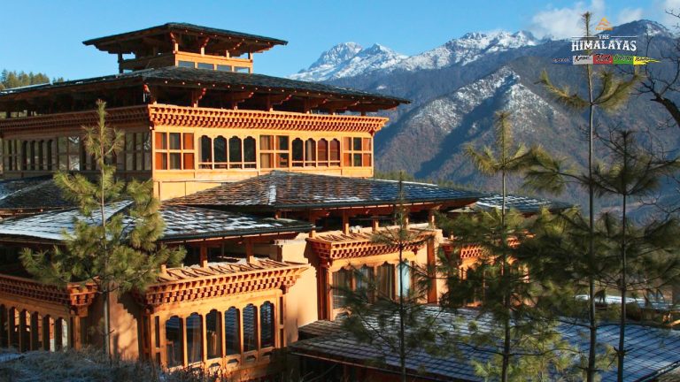 Quang cảnh khu resort trong tour Bhutan của Fit Tour