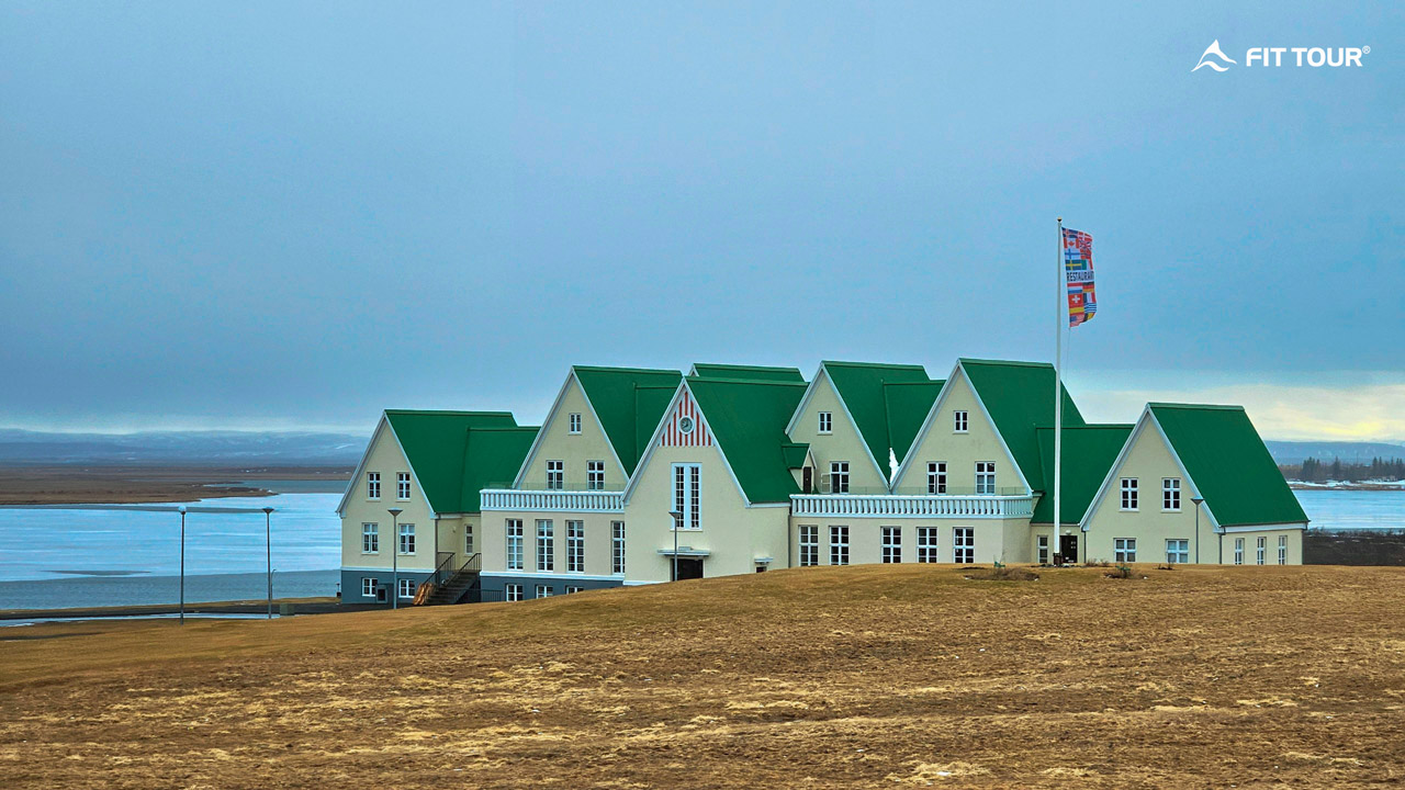 Nhà khách lịch sử Heradsskolinn ở Iceland