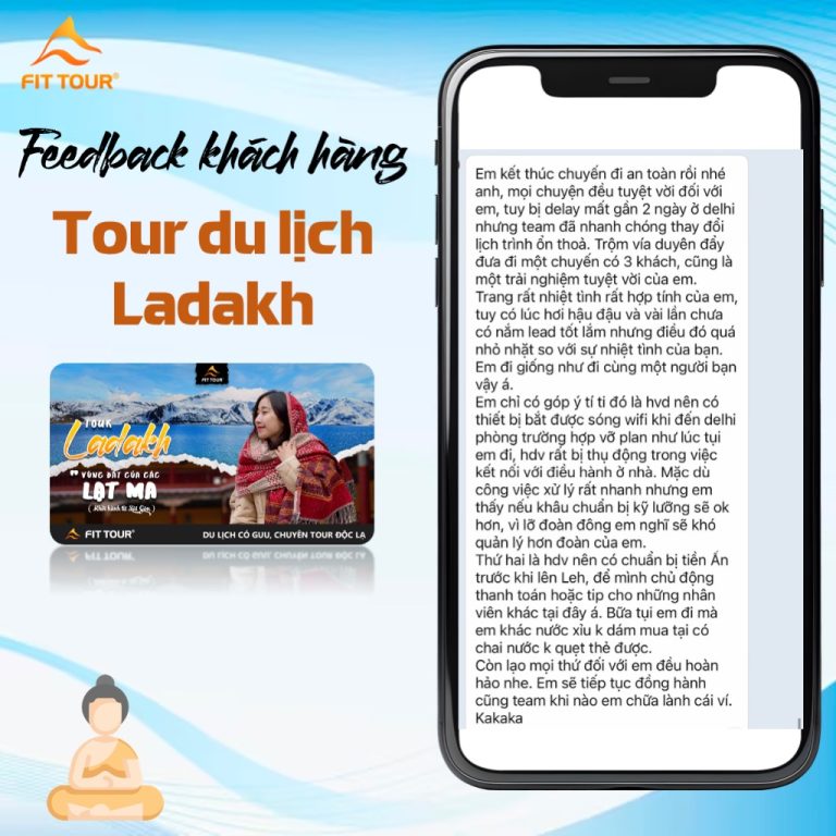 Feedback đánh giá của khách hàng về Tour Ladakh 26/4
