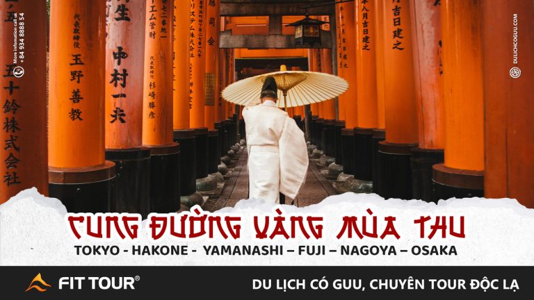 Tour Nhật Bản 6 ngày 5 đêm cung đường vàng