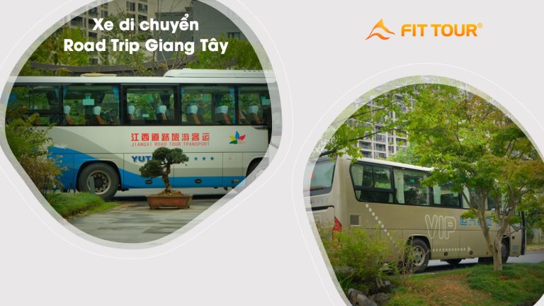 Xe di chuyển Tour Road Trip Giang Tây- Trung Quốc