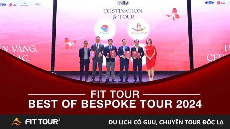 FIT Tour được vinh danh Thương Hiệu Thiết Kế Tour Xuất Sắc Nhất 2024