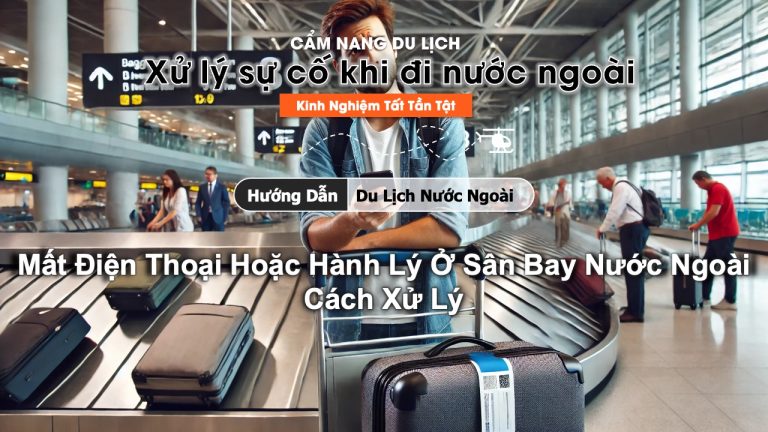 Mất Điện Thoại Hoặc Hành Lý Ở Sân Bay Nước Ngoài - Cách Xử Lý