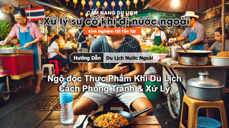 Cách xử lý khi bị ngộ độc thực phẩm khi du lịch