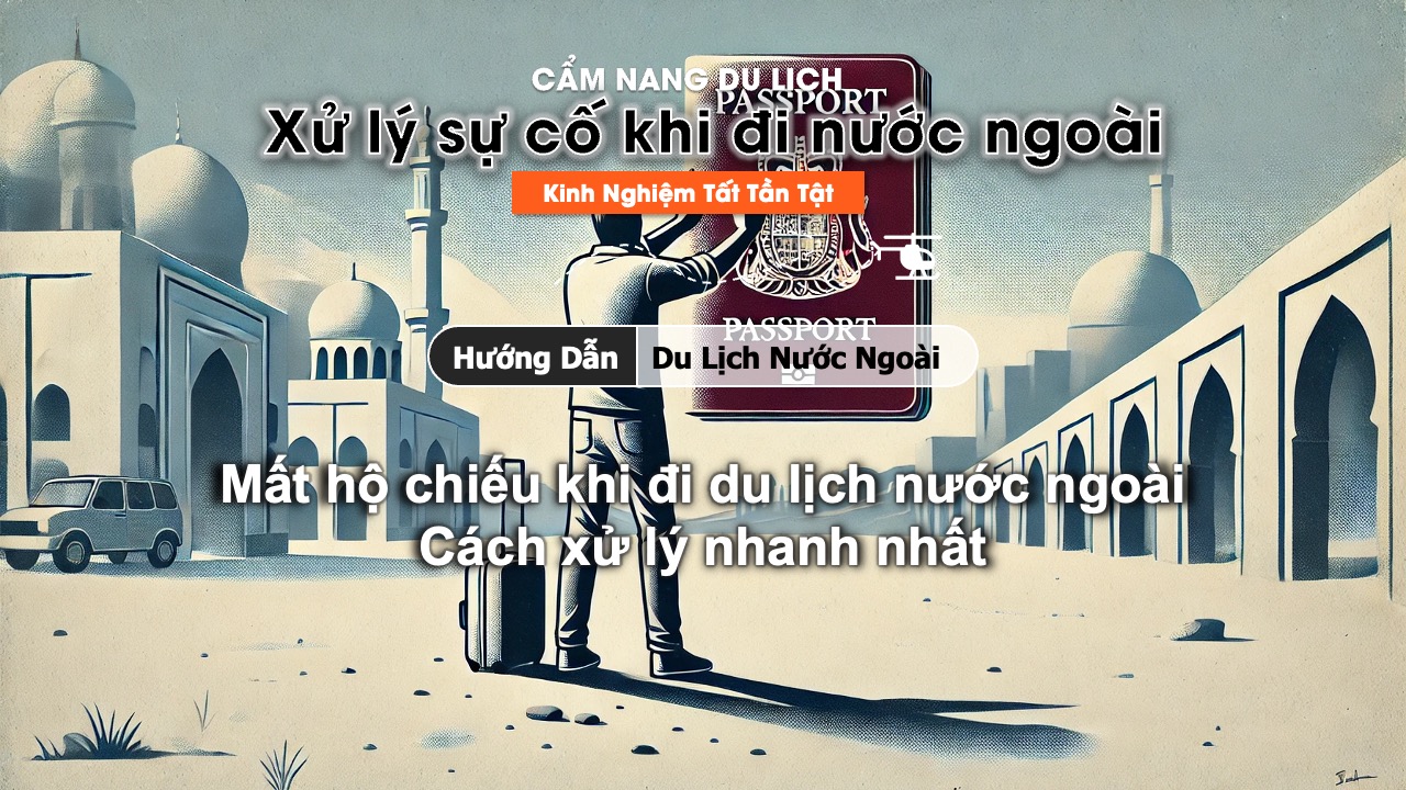 Cách xử lý mất hộ chiếu khi du lịch nước ngoài