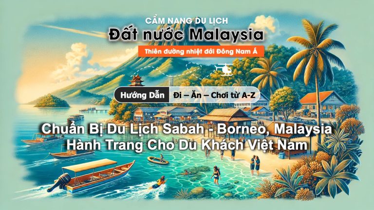 Chuẩn bị du lịch Sabah ở Malaysia