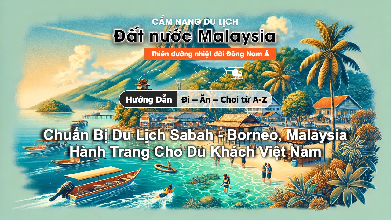 Chuẩn bị du lịch Sabah ở Malaysia