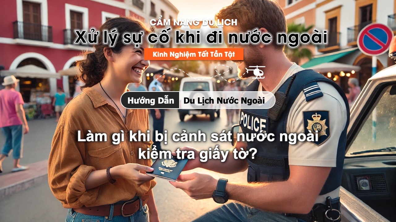 Làm gì khi bị cảnh sát nước ngoài kiểm tra giấy tờ?