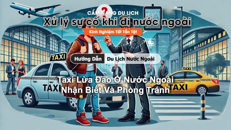 Phòng tránh lừa đảo taxi ở nước ngoài