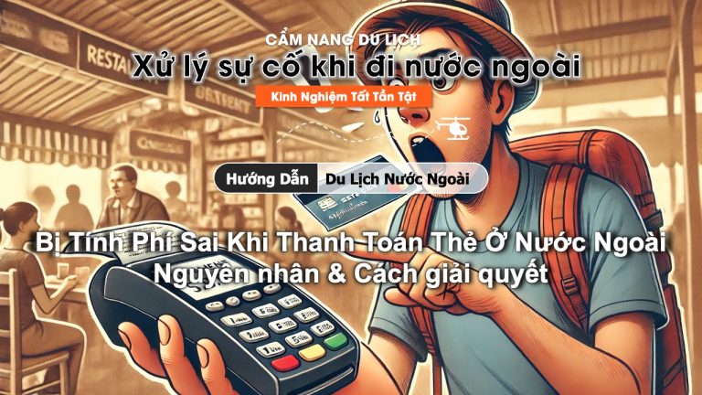 Cách Xử Lý Lúc Bị Tính Phí Sai Khi Thanh Toán Thẻ Ở Nước Ngoài