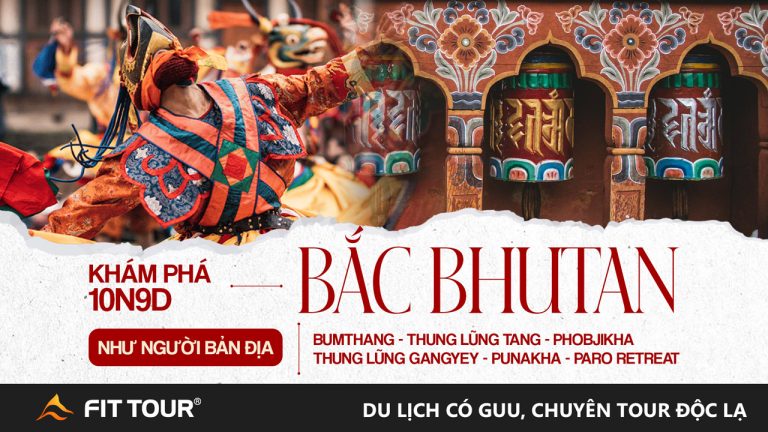 Tour Bhutan tham gia lễ hội Thimphu, khám phá miền Bắc