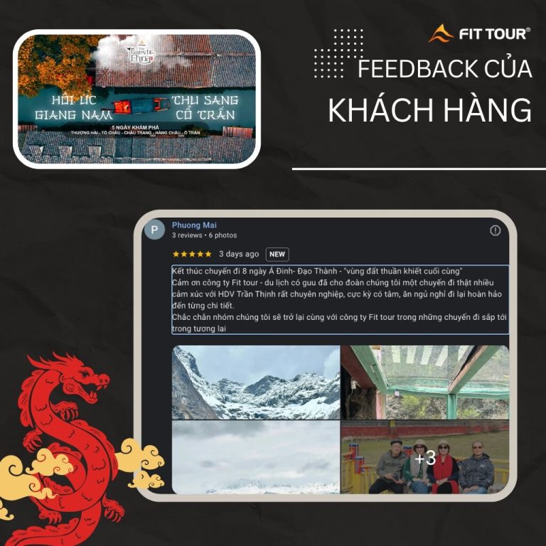 Feedback Tour Giang Nam Trung Quốc từ khách hàng Phuong Mai