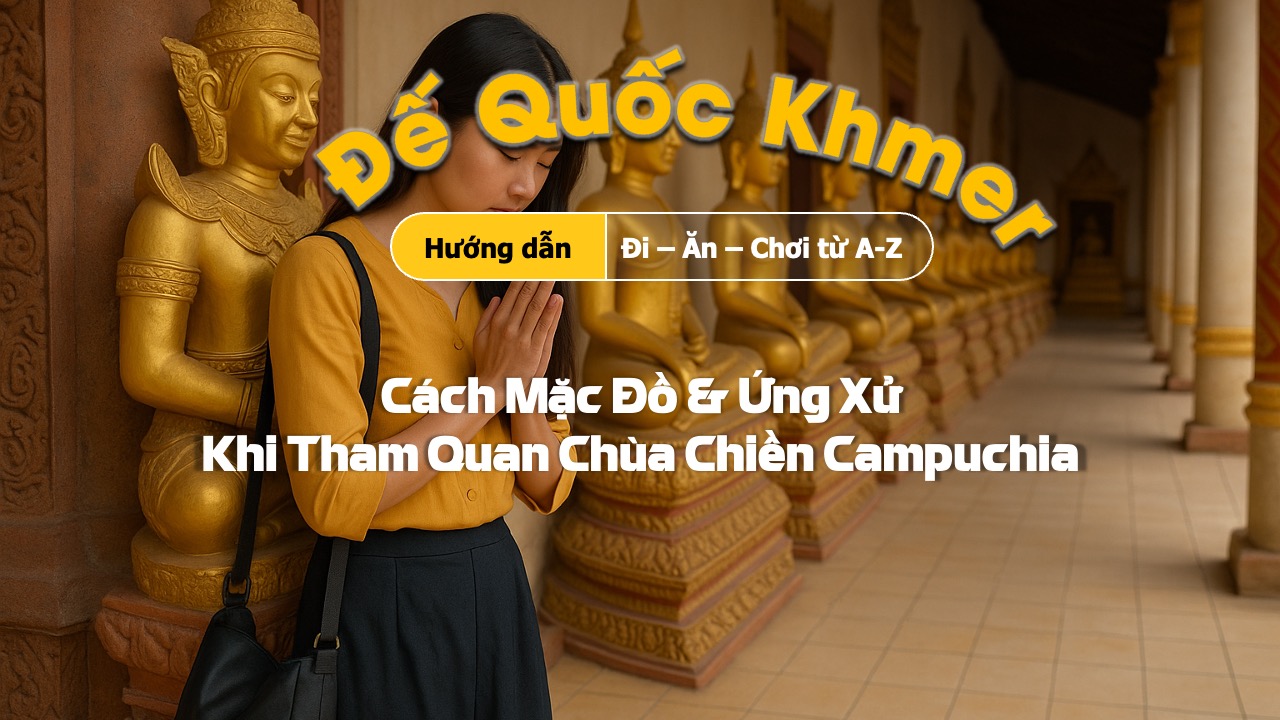 Cách Mặc Đồ & Ứng Xử Khi Tham Quan Chùa Chiền Campuchia