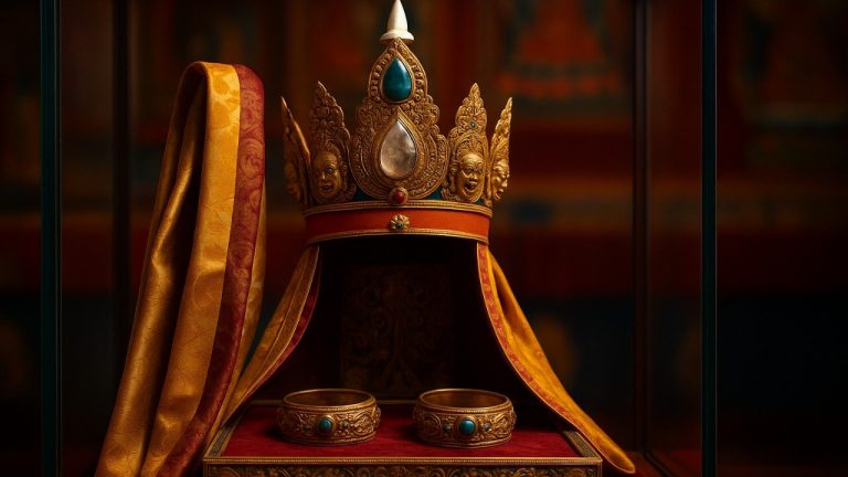 Chiêm bái bảo vật của đạo sư Naropa (Minh hoạ)