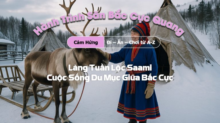 Làng tuần lộc Saami