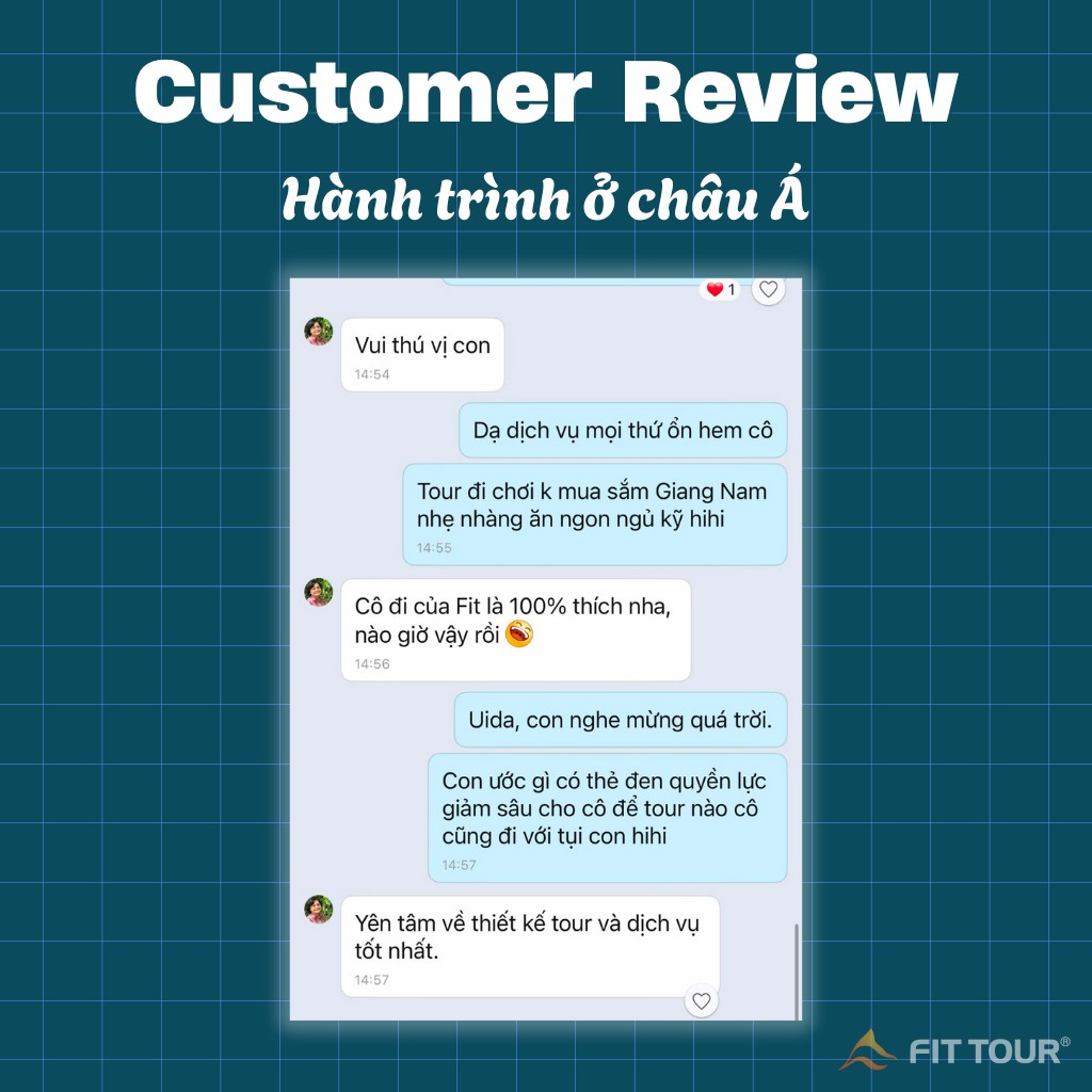 Feedback của cô Ni trong chuyến đi cùng FIT Tour