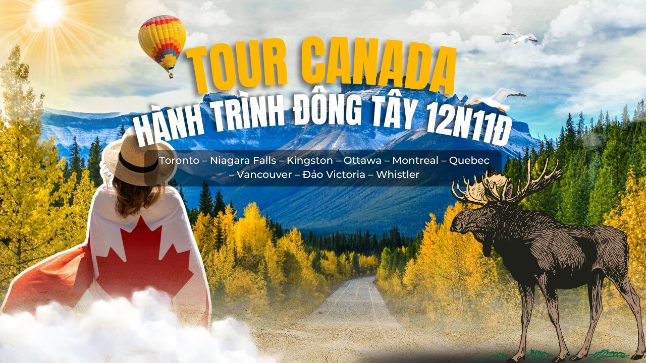 Tour Canada 12 ngày 11 đêm