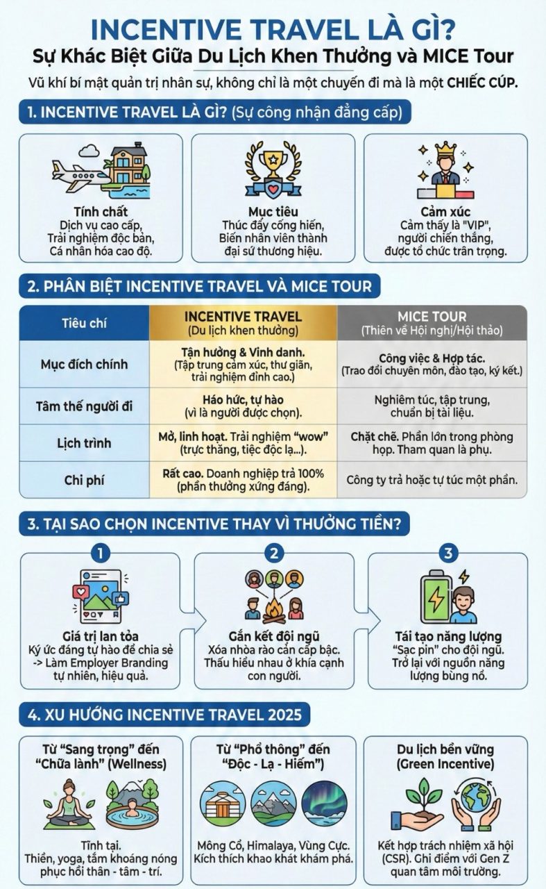Infographic về Incentive Travel