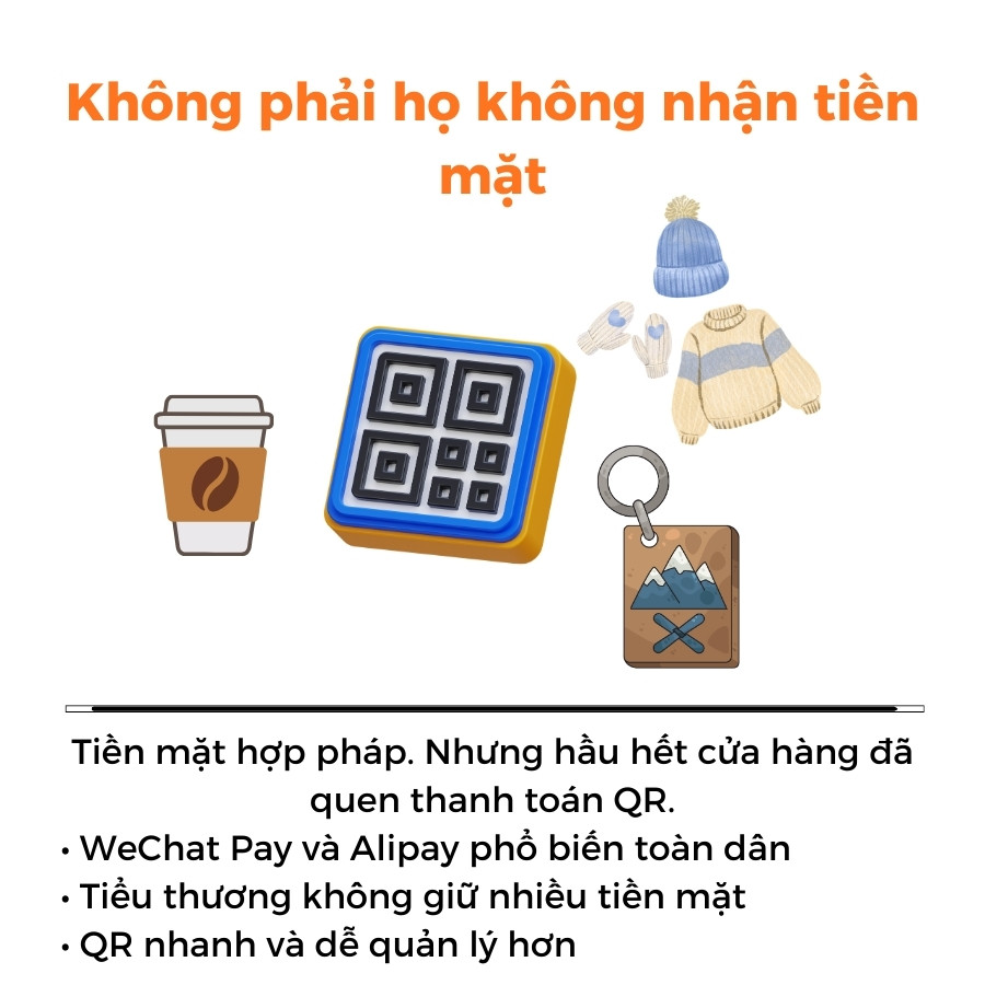 Không phải người dân không nhận tiền mặt mà khó có đủ tiền thối