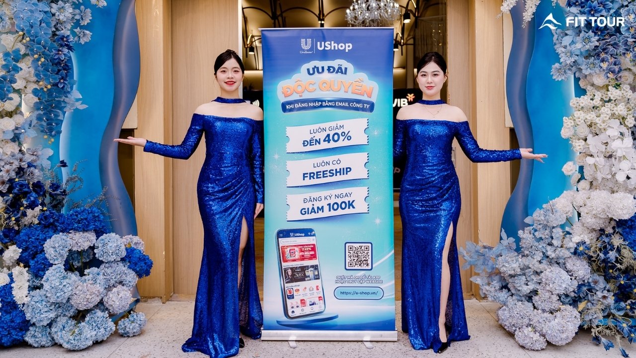 Booth Ushop tại sự kiện Year End Party VIB 2026