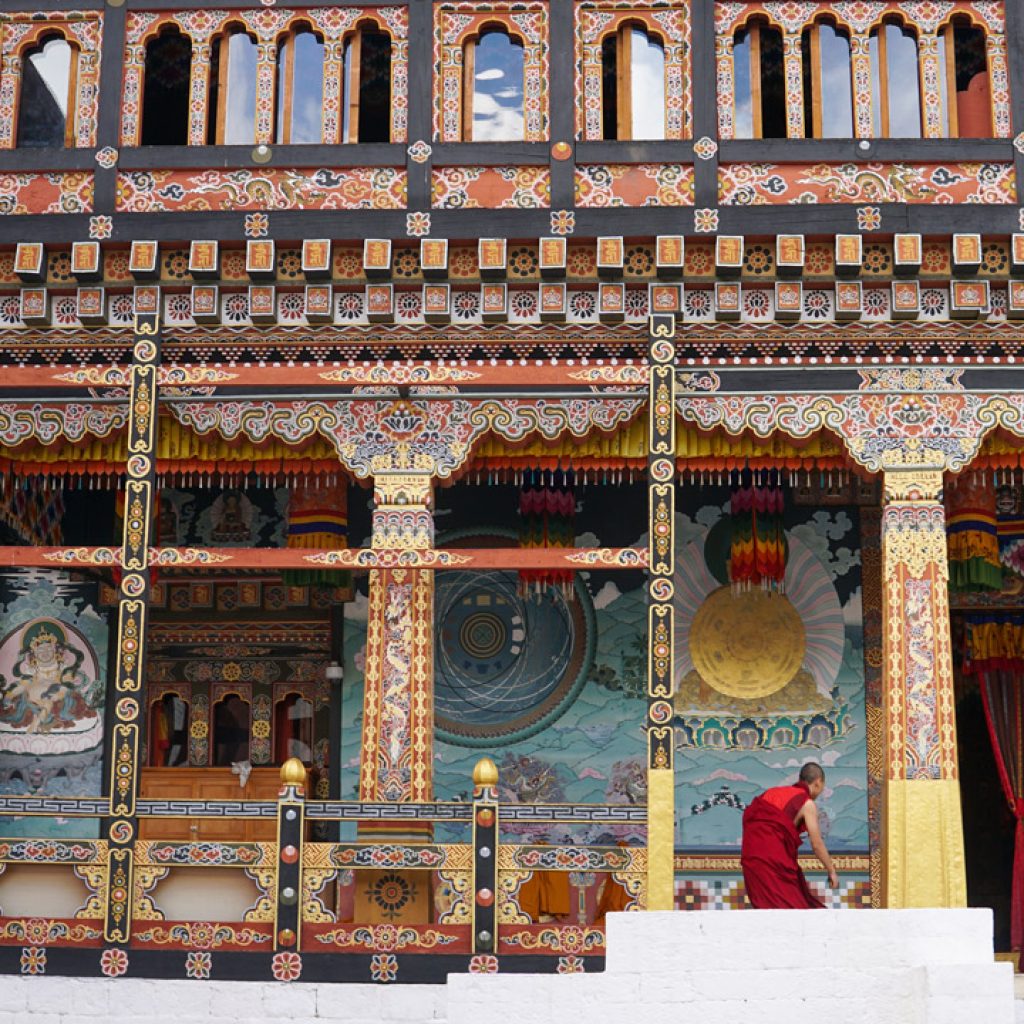 Kiến trúc một điện thờ tu viện Tashilhunpo Bhutan