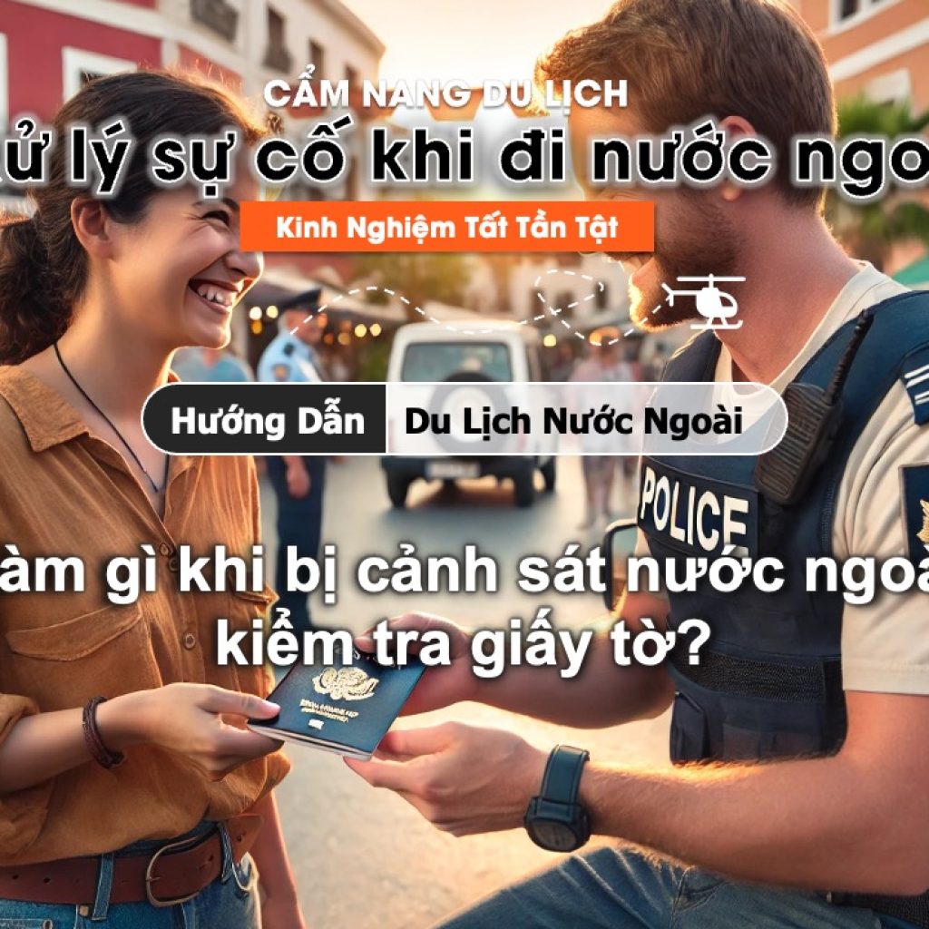 Làm gì khi bị cảnh sát nước ngoài kiểm tra giấy tờ?