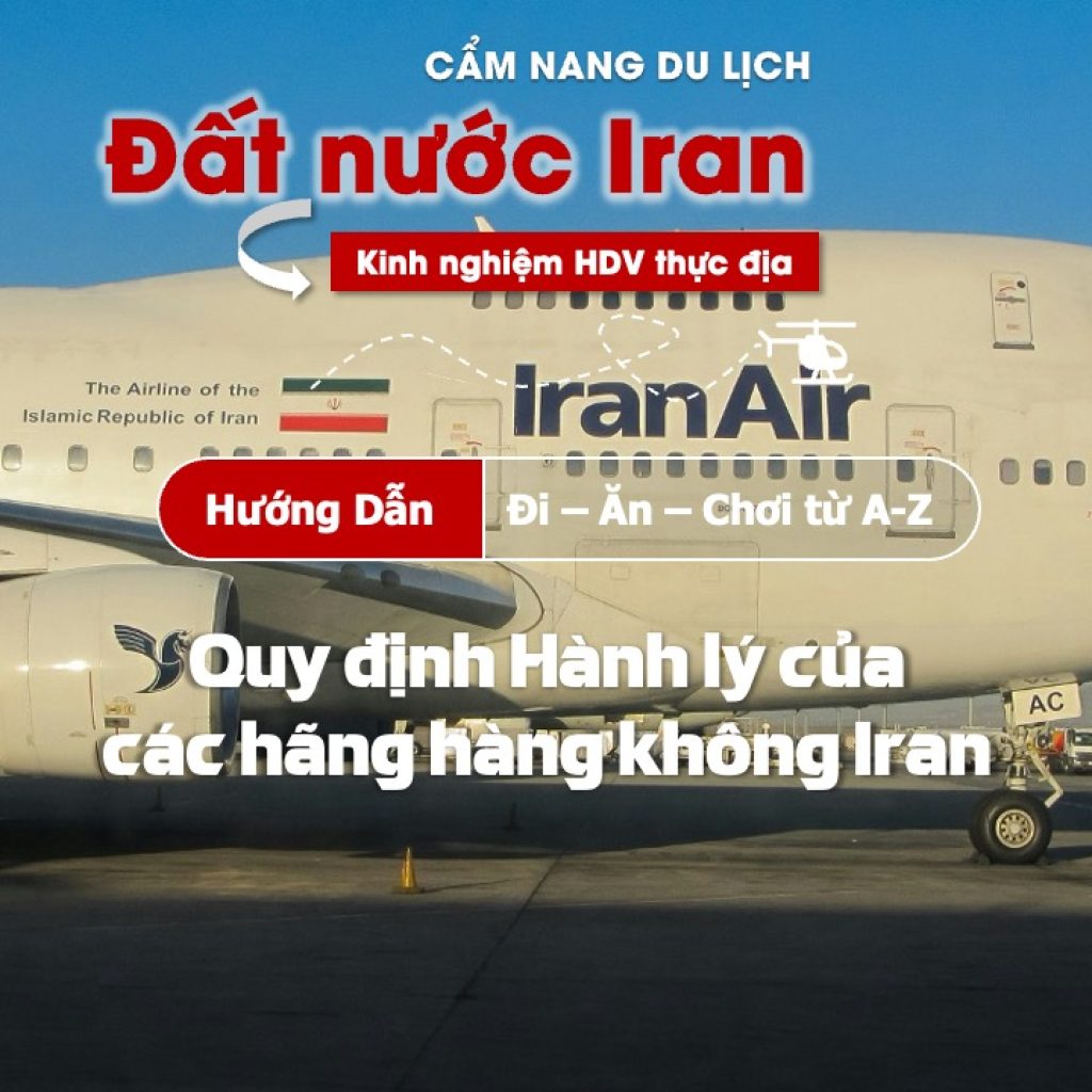 Quy định hành lý của các hãng hàng không Iran