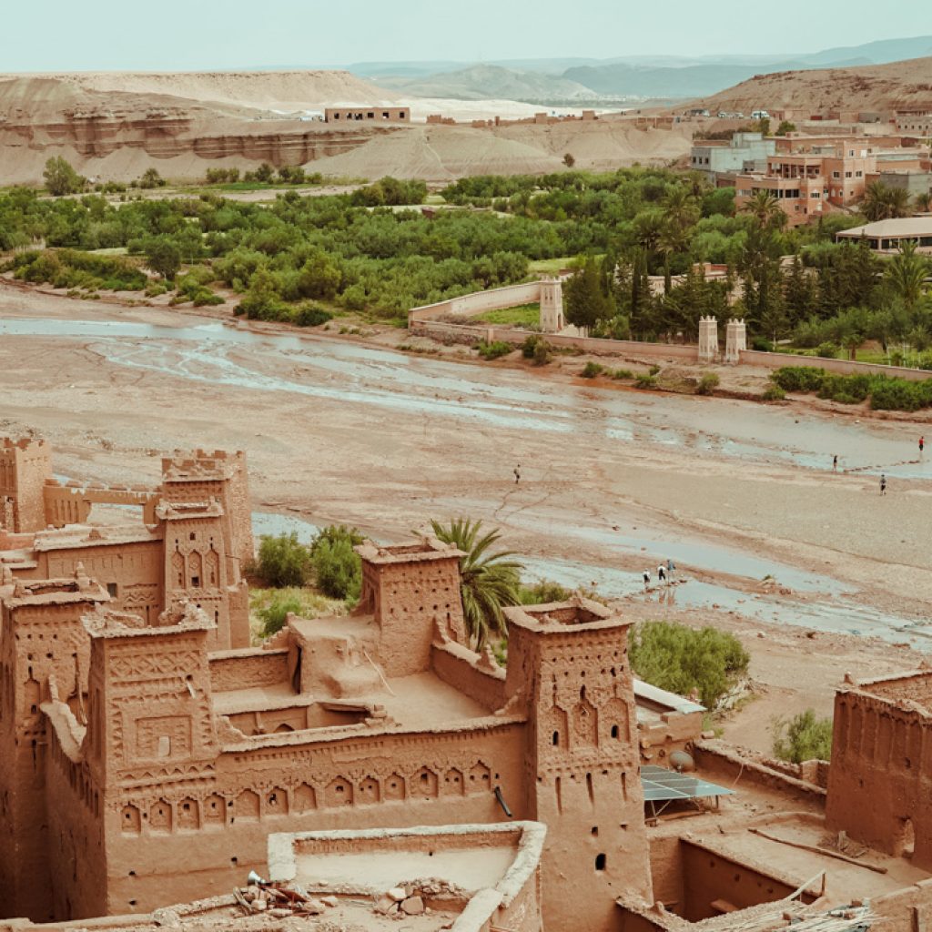 Thị trấn Ait Ben Haddou ở Maroc