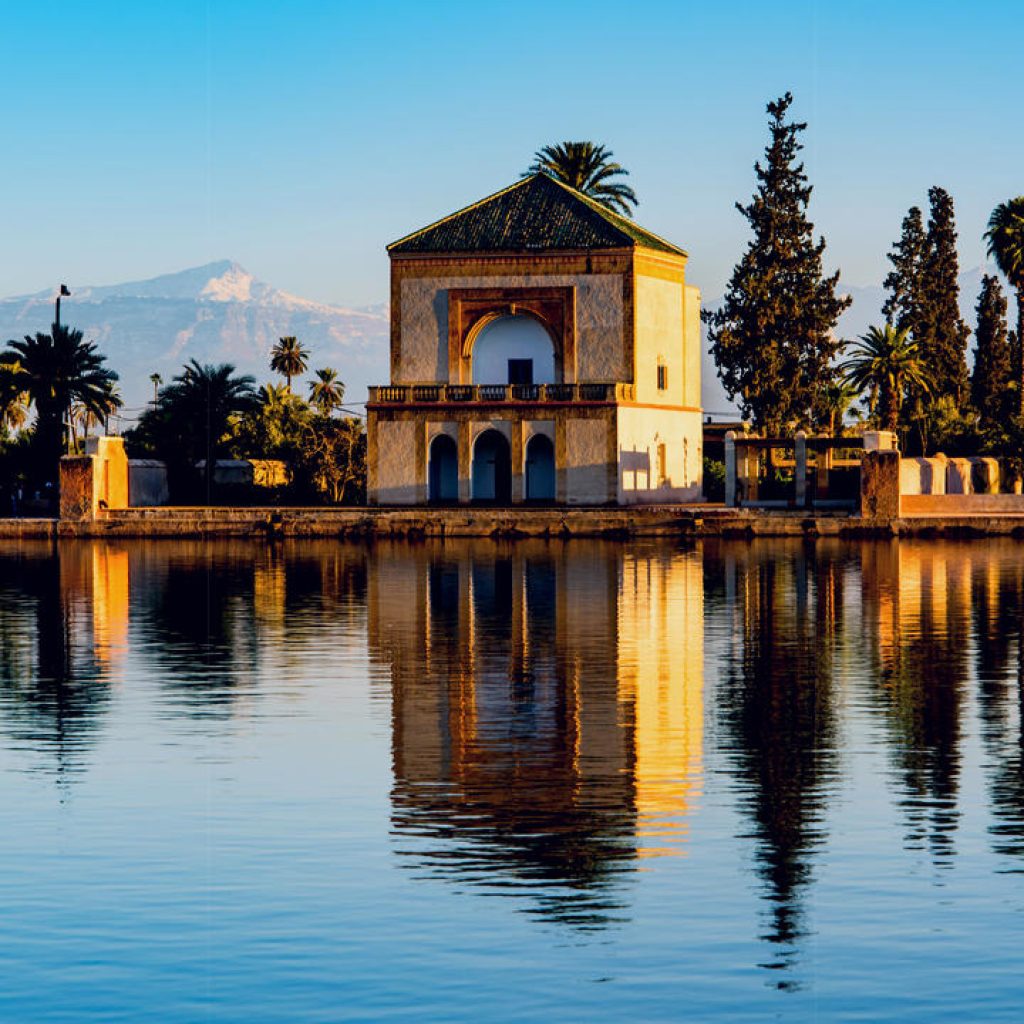 Vườn Menara ở Maroc